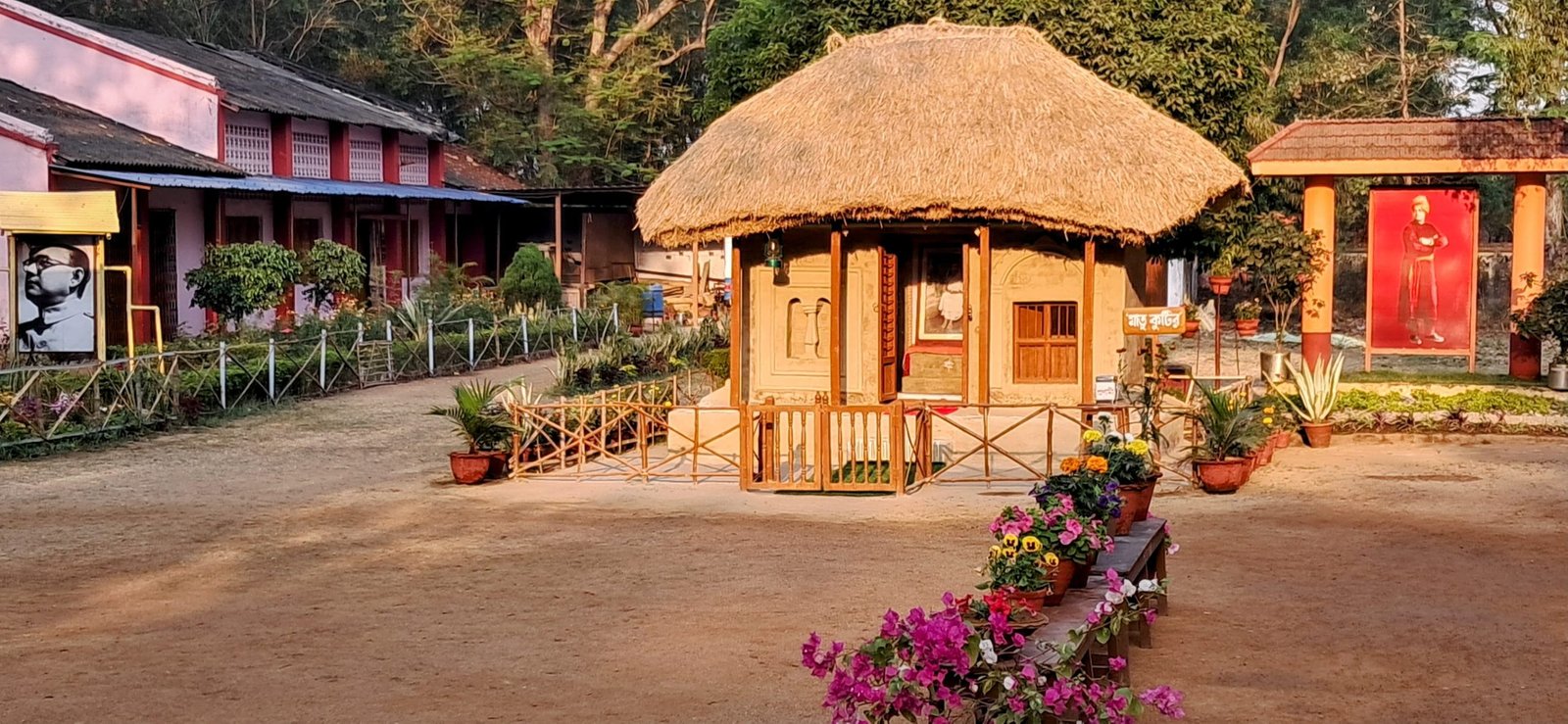 Matrivaban Kutir in kalyan purulia , a small straw house